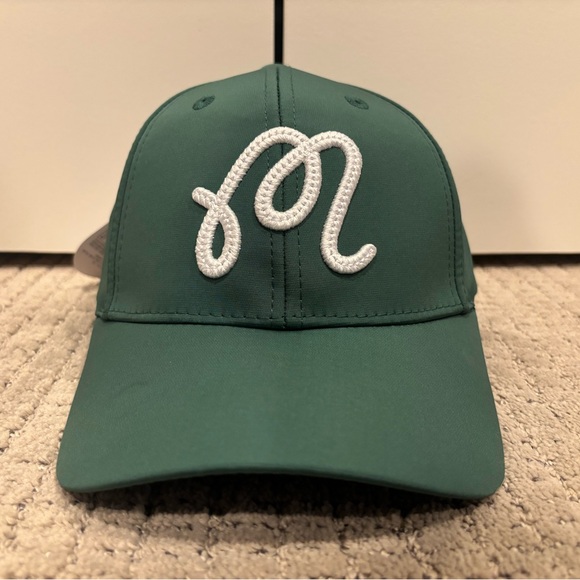 Malbon Golf Hat w/ Buckets Ball Marker Green/White SHIPS FROM USA - Picture 1 of 3